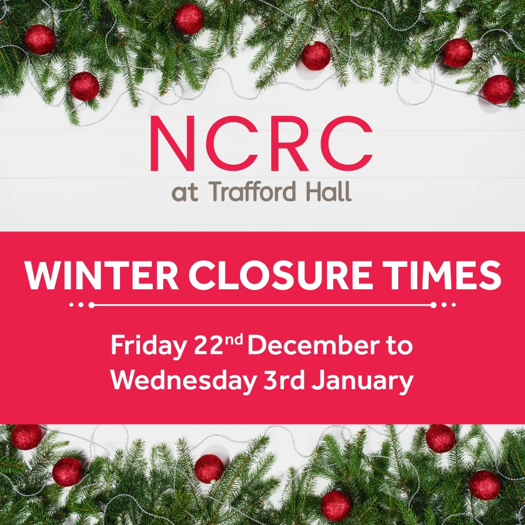 Winter closure times Friday 22nd December until Wednesday 3rd January